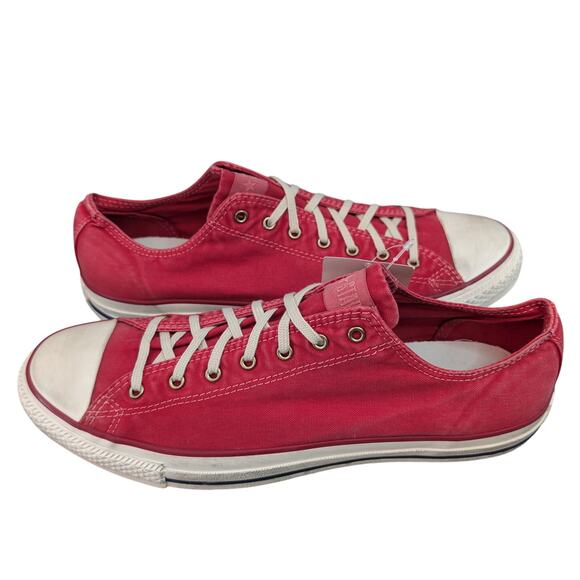 Converse 2013 CTAS Low Top Tango Red Washed Canvas Sneaker Mens 11 Womens 13 NWT - Picture 10 of 10